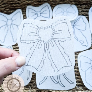 Stick & Stitch Bows 2 Coquette Embroidery Kit