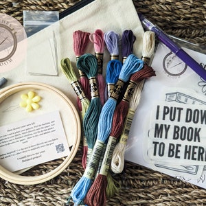 Stick & Stitch Book Club DIY Stickpackung