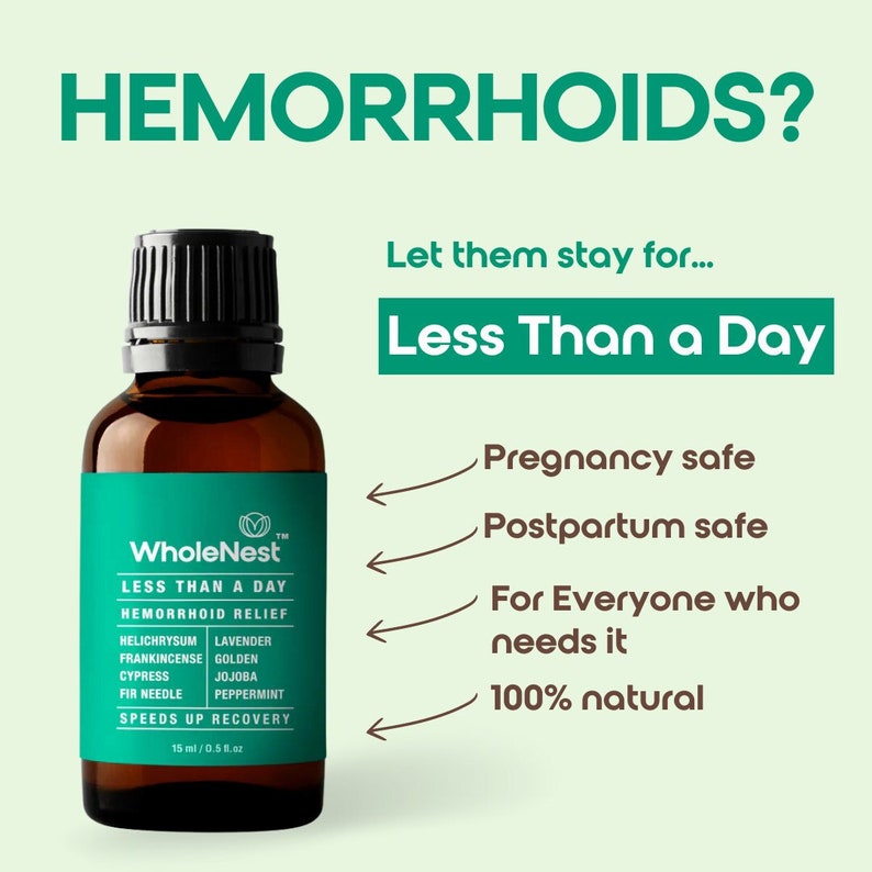Postpartum Hemorrhoids Natural Treatment Pain Relief and Soothing