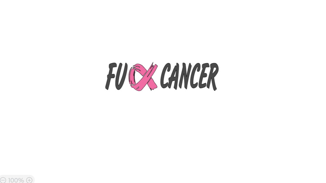 F Cancer Vinyl Decal Awareness Ribbon Sticker Outdoor Vinyl Etsy