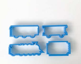 Ticket to Ride 3D Printed Cookie Cutter Set