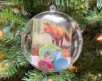 Cascadia Handcrafted Board Game Ornament