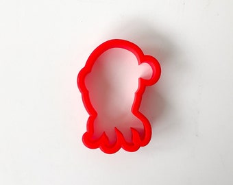 Cthulhu with Santa Hat 3D Printed Cookie Cutter