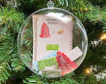 World Wonders Handcrafted Board Game Ornament