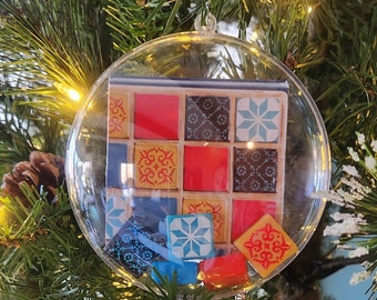 Azul Handcrafted Board Game Ornament