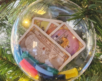 Ticket to Ride North America Handcrafted Board Game Ornament