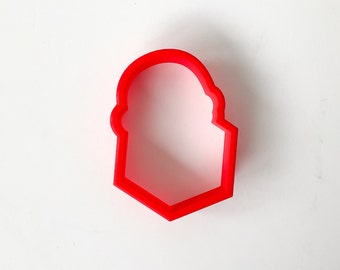 D20 with Santa Hat 3D Printed Cookie Cutter