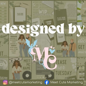 Plantillas de Canva para autores / Paquete de marketing de libros / Calendario de contenido / Gráficos promocionales para libros / Plantillas para autores independientes / Maquetas físicas y para Kindle imagen 4