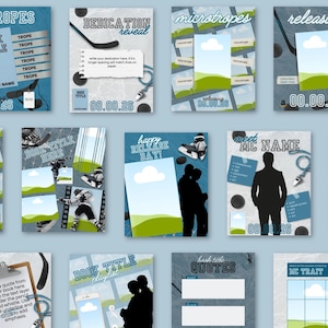 Mallar för Instagram med hockeyromantik | Canva | Reklamgrafik för författare | FM och MM inkluderade | Bokmarknadsföringspaket | Animerad avslöjning av omslag bild 3