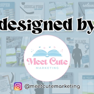 Mallar för Instagram med hockeyromantik | Canva | Reklamgrafik för författare | FM och MM inkluderade | Bokmarknadsföringspaket | Animerad avslöjning av omslag bild 6