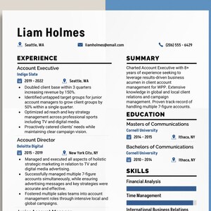 Professional Creative Resume Template for Word, Modern & Clean, CV Designs, Printable CV Design, Curriculum Vitae, Instant Download Resume