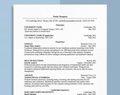 Classic Harvard Resume Template for Word, Professional & Clean, CV Designs, Printable Resume, Curriculum Vitae, Instant Download Resume
