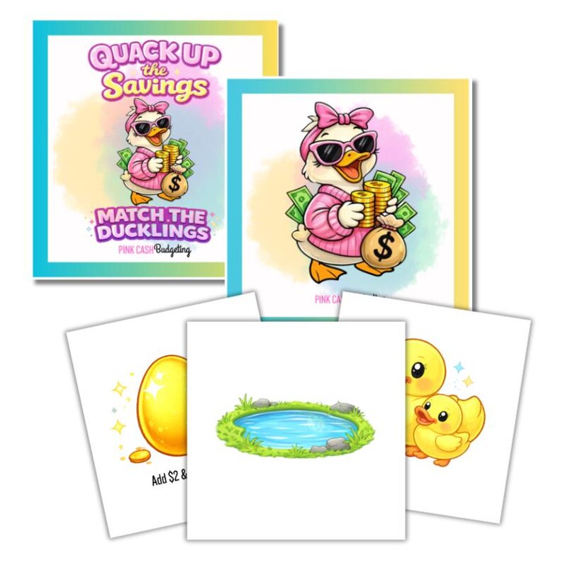 Quack up the Savings Challenge Binder - Etsy