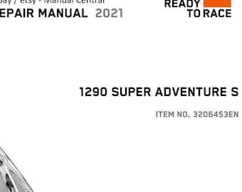 PDF - Ktm 2021  - 1290 Super Adventure S - Workshop Repair Service Manual