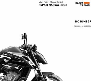 PDF - KTM 2023 - 890 Duke GP - Service Werkstatt Reparaturanleitung