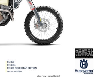 PDF - Husqvarna 2022 FE 350 FE 350s Manual de reparación de taller de servicio Rockstar