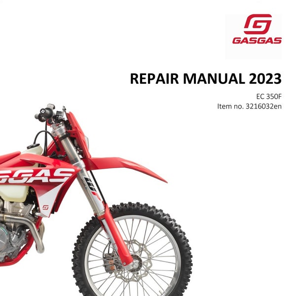 PDF - Gasgas 2023 - EC 350F - Workshop Service Repair Manual