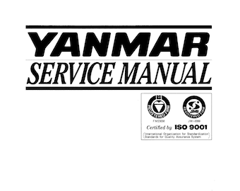 Yanmar Sail Drive - SD20 SD30 SD31 - Manuel de réparation du service d'atelier