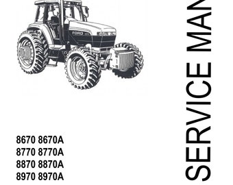 PDF - Manual de reparación de taller de servicio New Holland Tractor 8670 8770 8870 8970
