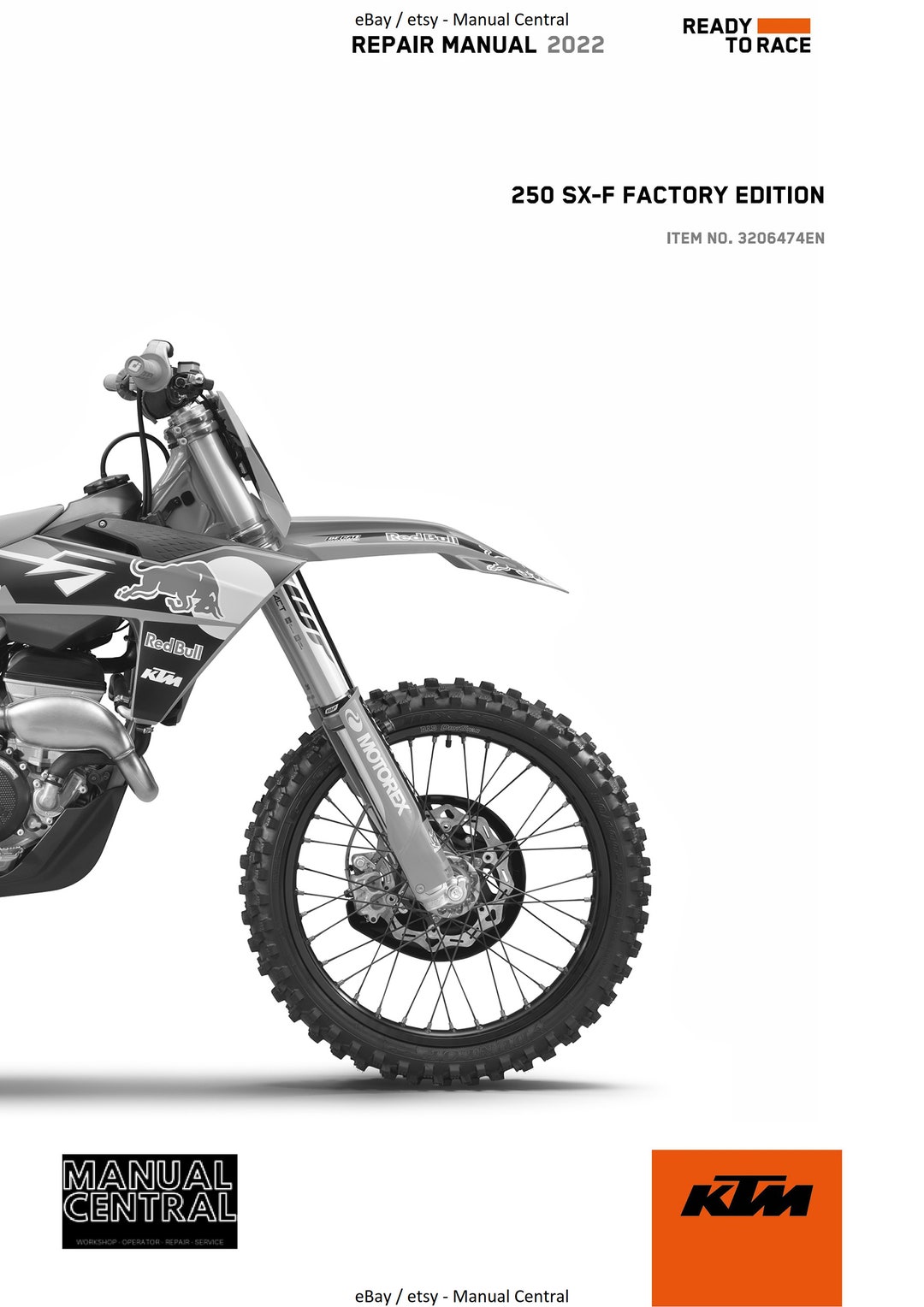 PDF KTM 2022 250 Sx-f Factory Edition Service Workshop Repair Manual - Etsy