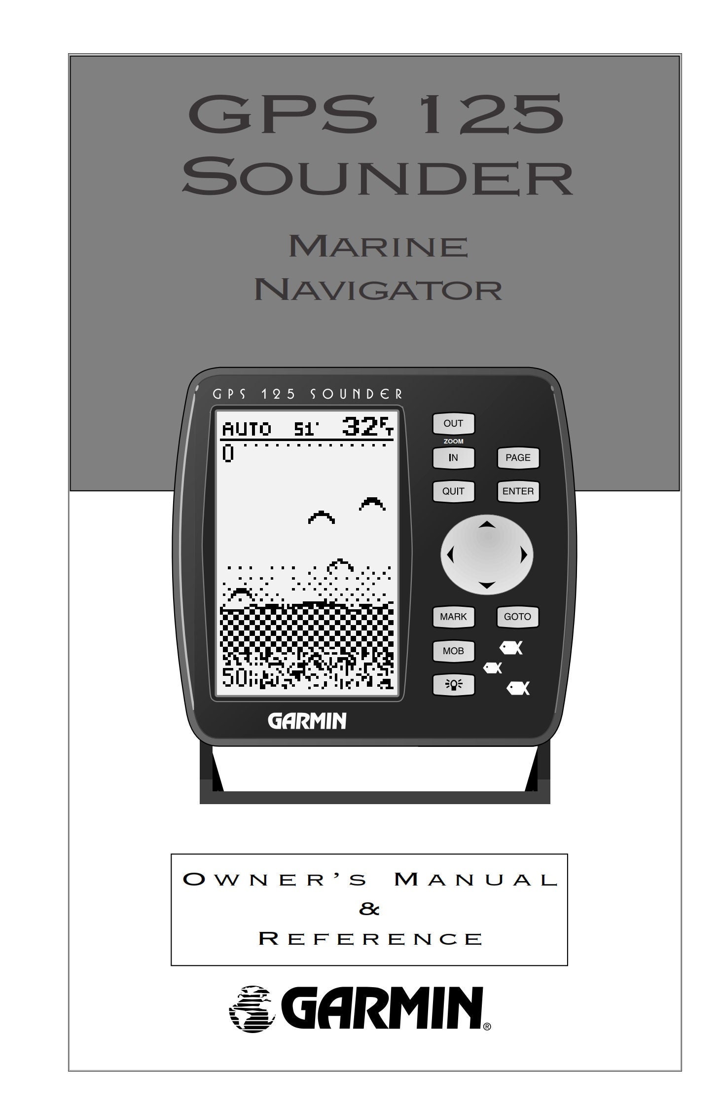 Garmin GPS Sounder Marine Owners Manual & - Etsy
