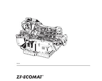 ZF Ecomat Reparatur Werkstatt Service Handbuch - HP 500 590 NBS Stage 3