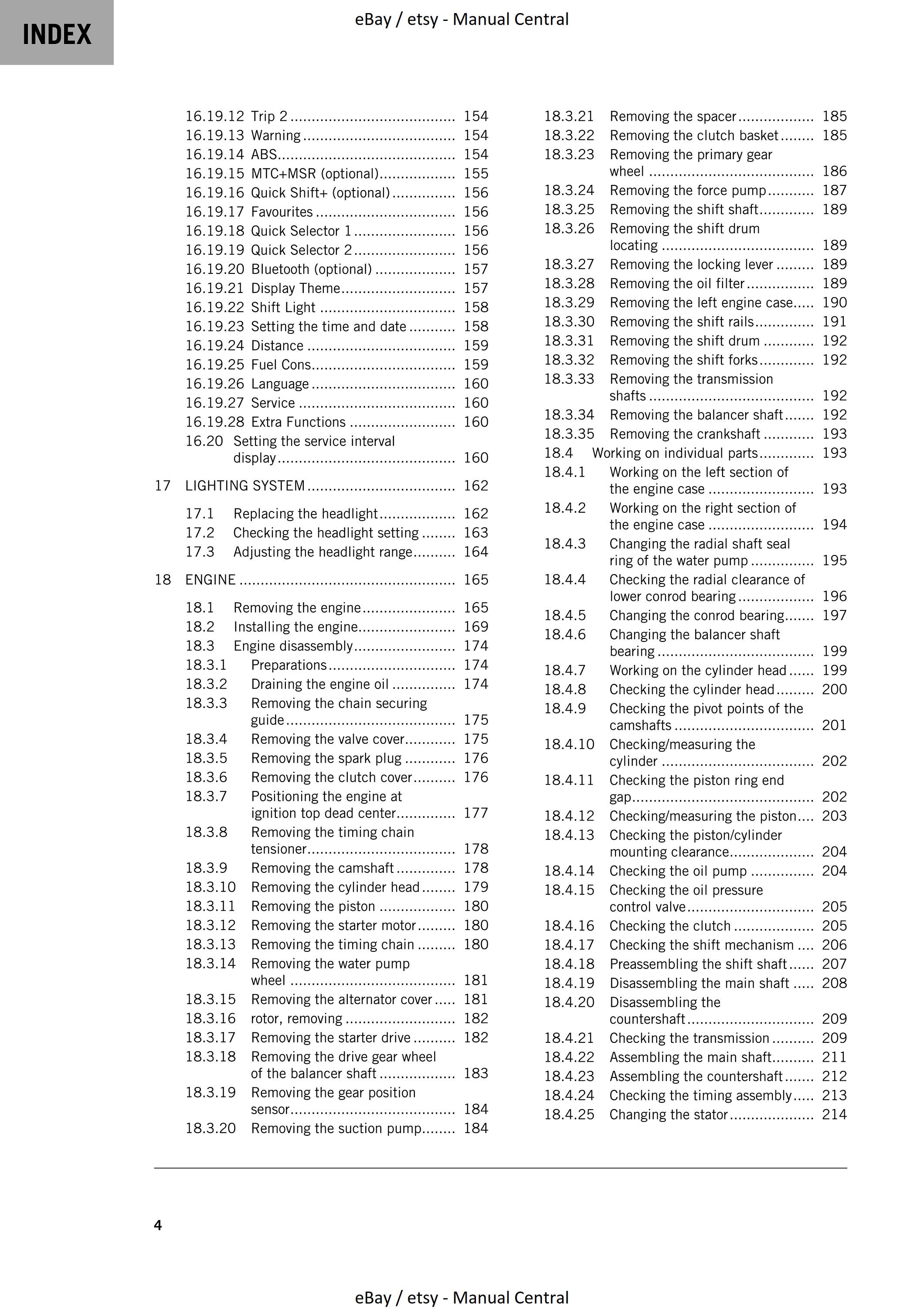 2023 KTM REPAIR MANUAL PDF FREE DOWNLOAD visual data 8