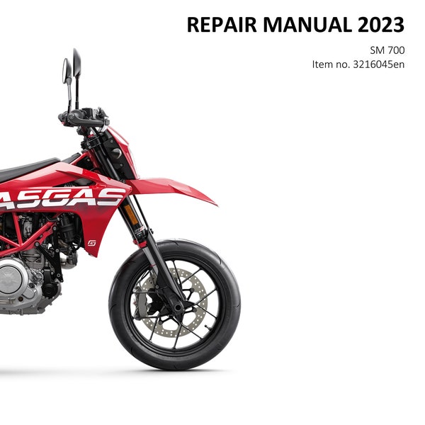 PDF - Gasgas 2023 - SM 700 US Edition - Workshop Service Repair Manual