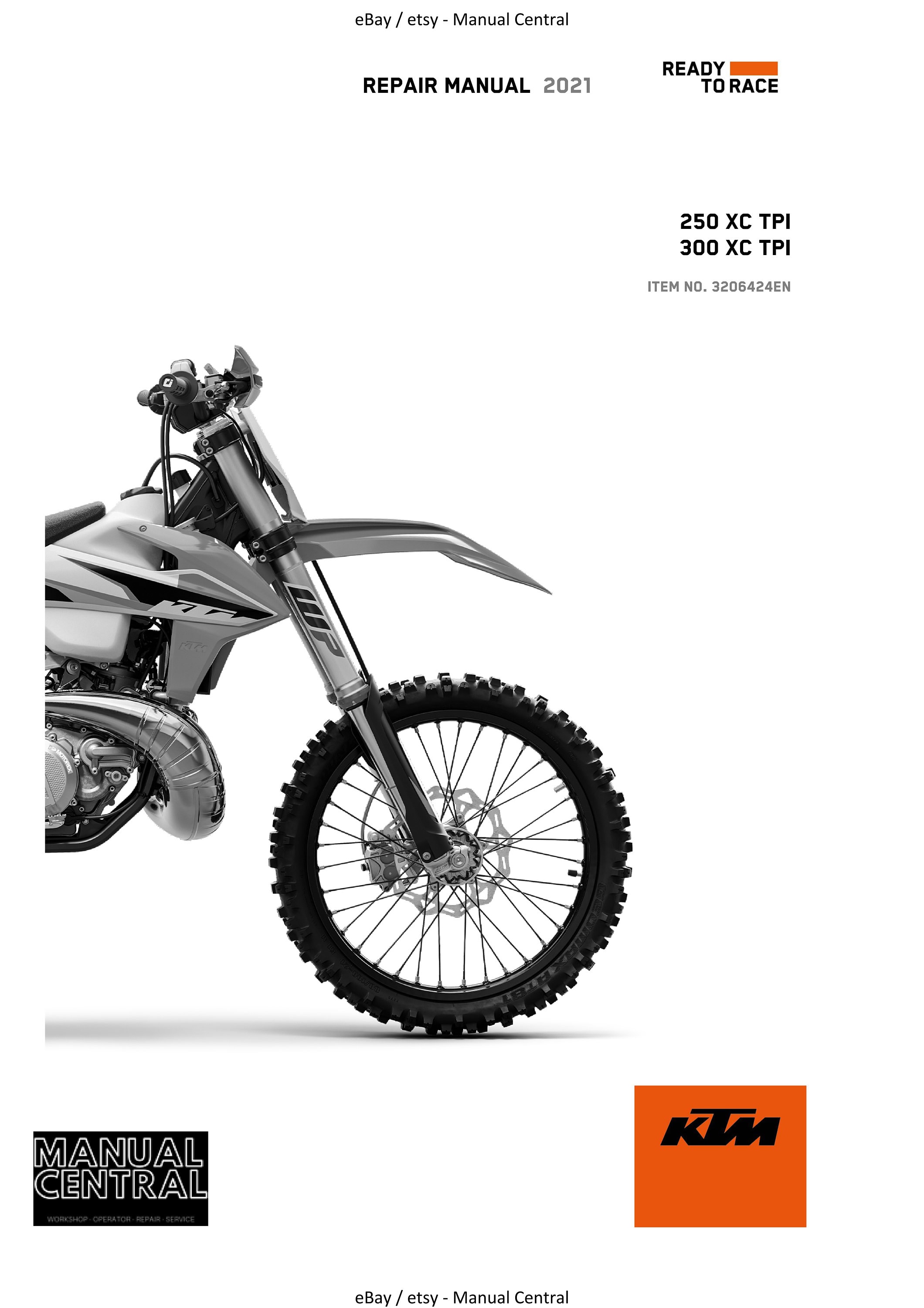 PDF Ktm 2021 250 300 XC TPI Service Werkstatt Reparaturanleitung - .de