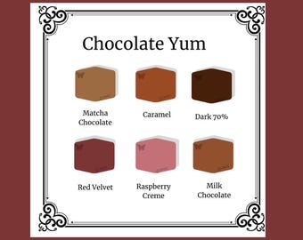 Tutorial per mescolare i colori dell'argilla polimerica / LuxuriousChocolate Shop / Souffle / Colori fai da te / Download digitale