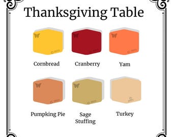 Tutorial per mescolare i colori in pasta polimerica per la tavola del Ringraziamento