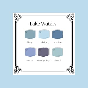 Clay Color Recipes | Lake Waters Palette | Sculpey Souffle | Polymer Clay Tutorial | Digital Download | Water Colors