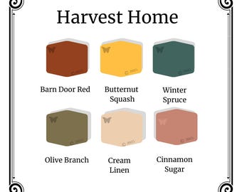 Tutorial per mescolare i colori dell'argilla polimerica / Tavolozza autunnale Harvet Home / Soufflé / Colori fai da te / Download immediato