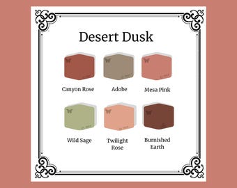 Tutorial per mescolare i colori dell'argilla polimerica Desert Dusk Palette