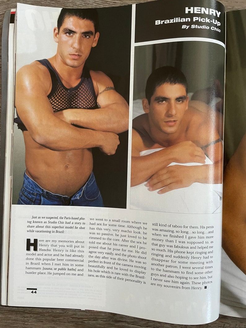 HONCHO April 2003 Classic Vintage Gay Male Nude Beefcake Etsy
