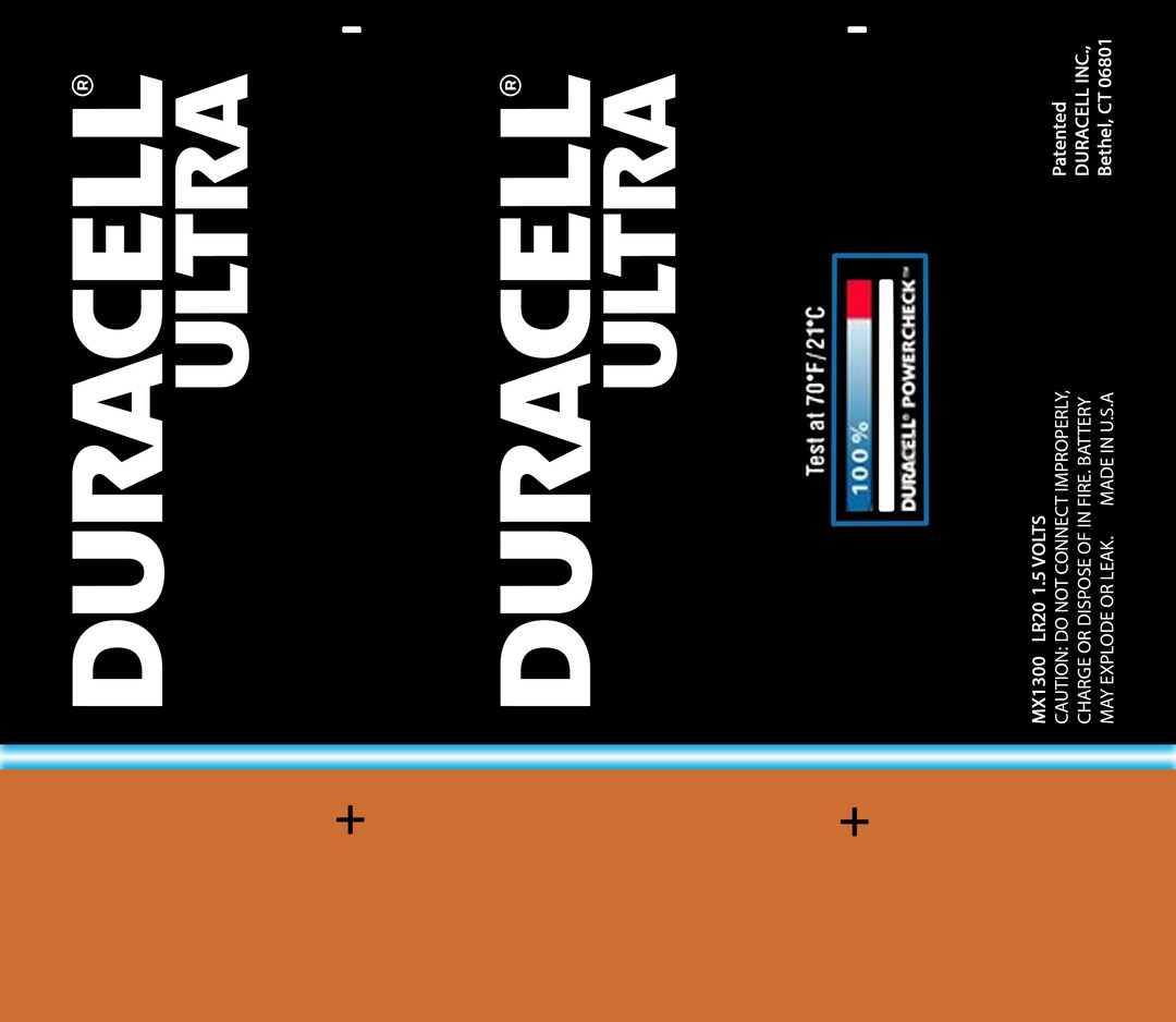 Duracell Battery 20oz Tumber Wrap Etsy