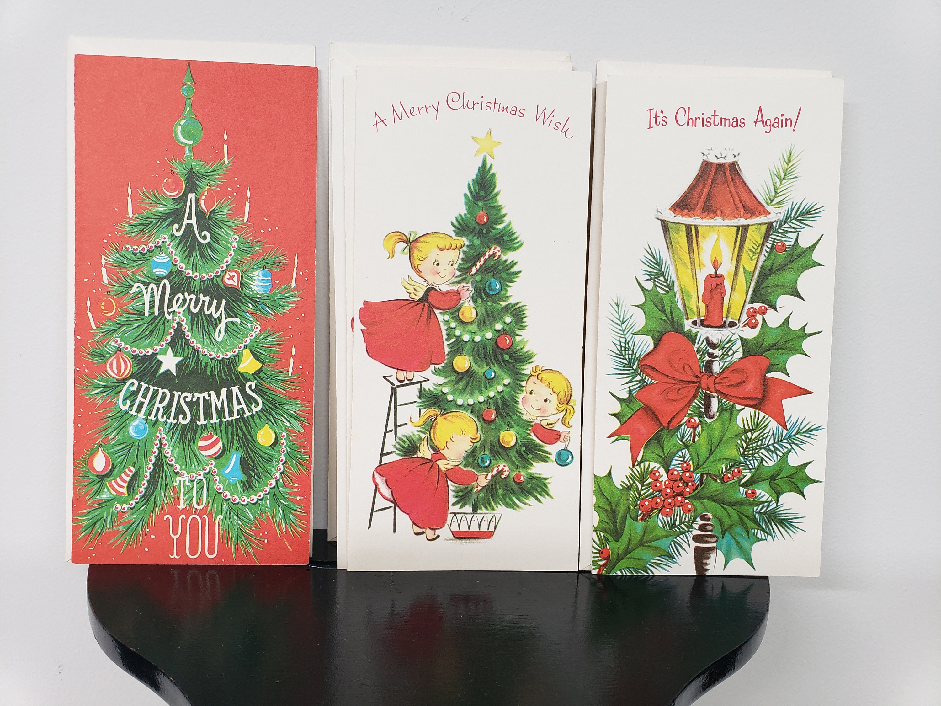 Vintage 1950s Christmas Cards - Etsy