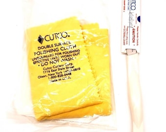 Cutco parelwit tafelmes 1759 Steak Made in USA met poetsdoek NOOIT GEBRUIKT