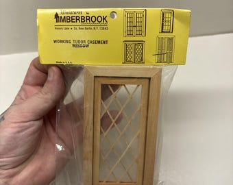 Miniature Timberbrook Working Casement Diamond Window