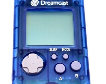 Officiële OEM Sega Dreamcast Blue Visual Memory Unit VMU HKT-7000