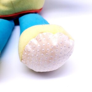 Vintage 1990 Mattel Disney Mickey Mouse BedTime Hug Glow Night Light Plush 13” image 4