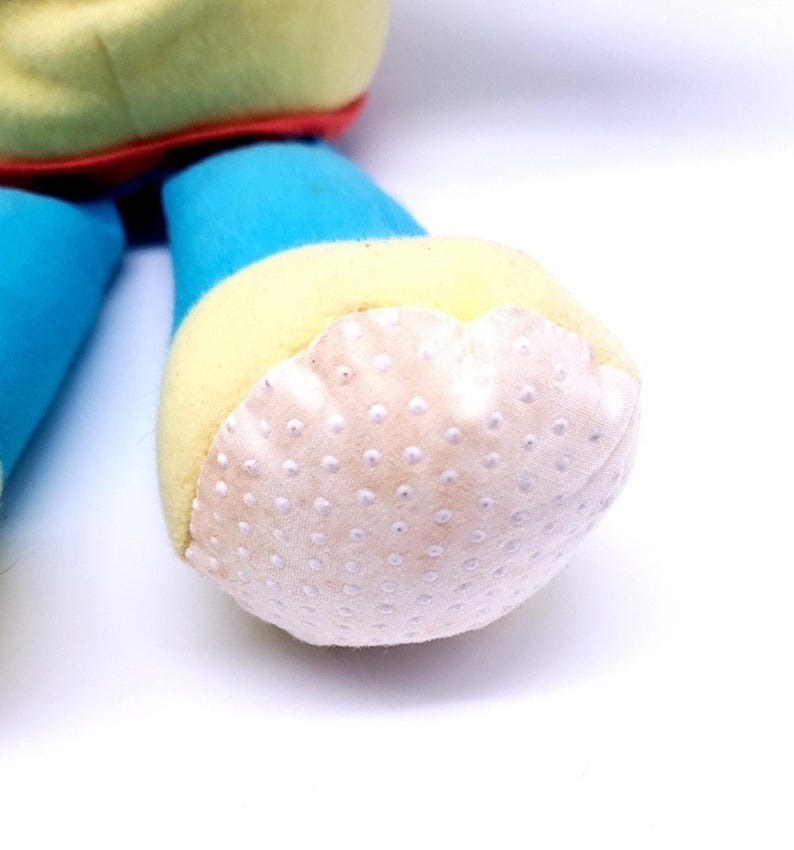 Vintage 1990 Mattel Disney Mickey Mouse BedTime Hug Glow Night Light Plush 13” image 4