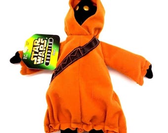 Vintage Star Wars Buddies pluche JAWA 9 inch zitzak speelgoed 1997 jaren 90 NWT NIEUW