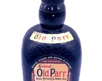 Grand Old Parr Schotse whiskyfles transistorradio gemaakt in Japan