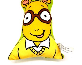 Vintage PBS Kids Arthur Pillow Plush 7” No Tag