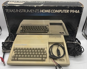 Texas Instruments Ti-99/4A (PHC004A) Vintage Heim Computer INKOMPLETT