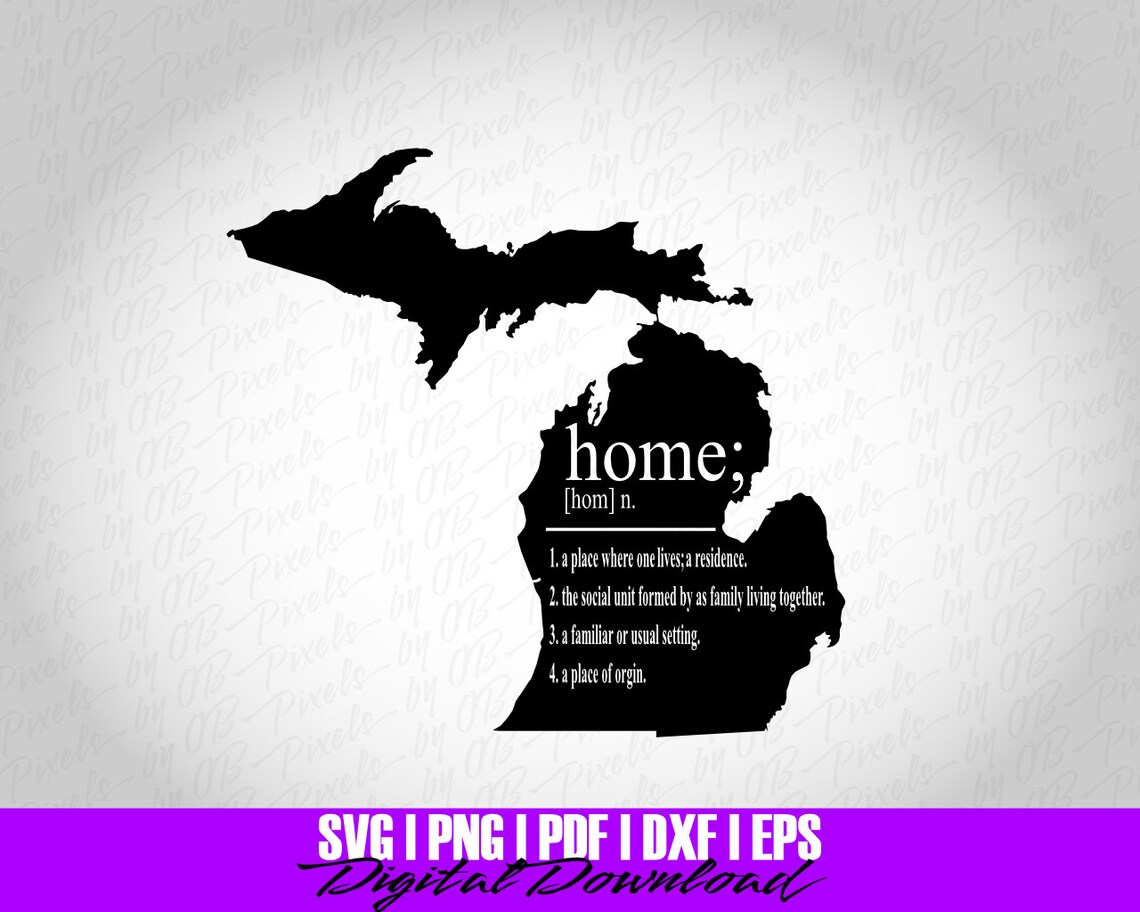 Michigan SVG, Michigan SVG File, Instant Download, Michigan Cut File ...