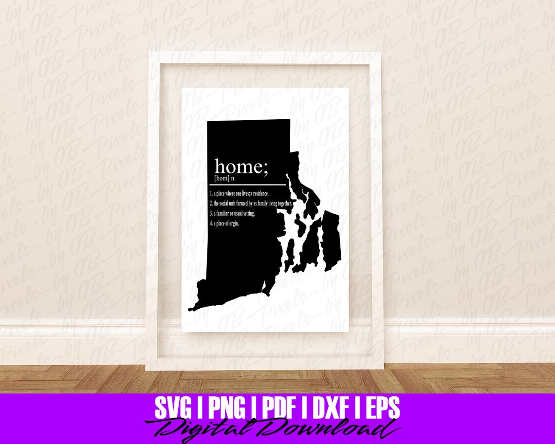 Rhode Island SVG Rhode Island SVG File Instant Download - Etsy