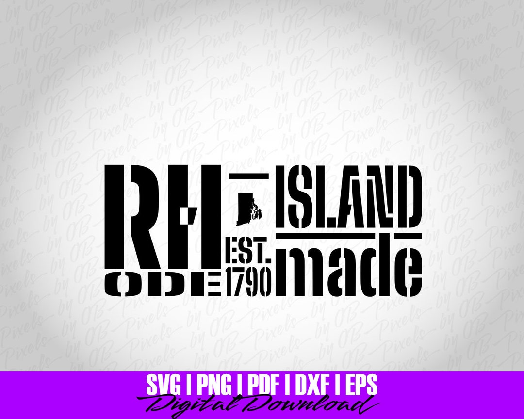 Rhode Island SVG, Rhode Island SVG File, Instant Download, Rhode Island