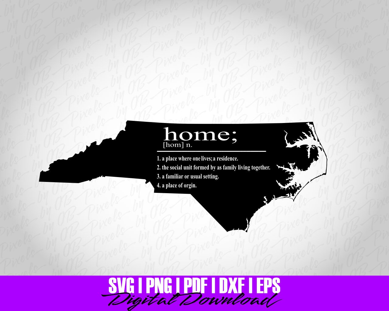North Carolina SVG, North Carolina SVG File, Instant Download, North